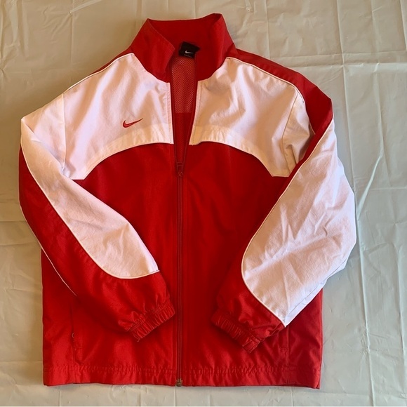 Nike jacket youth size MED red and white - Picture 7 of 13